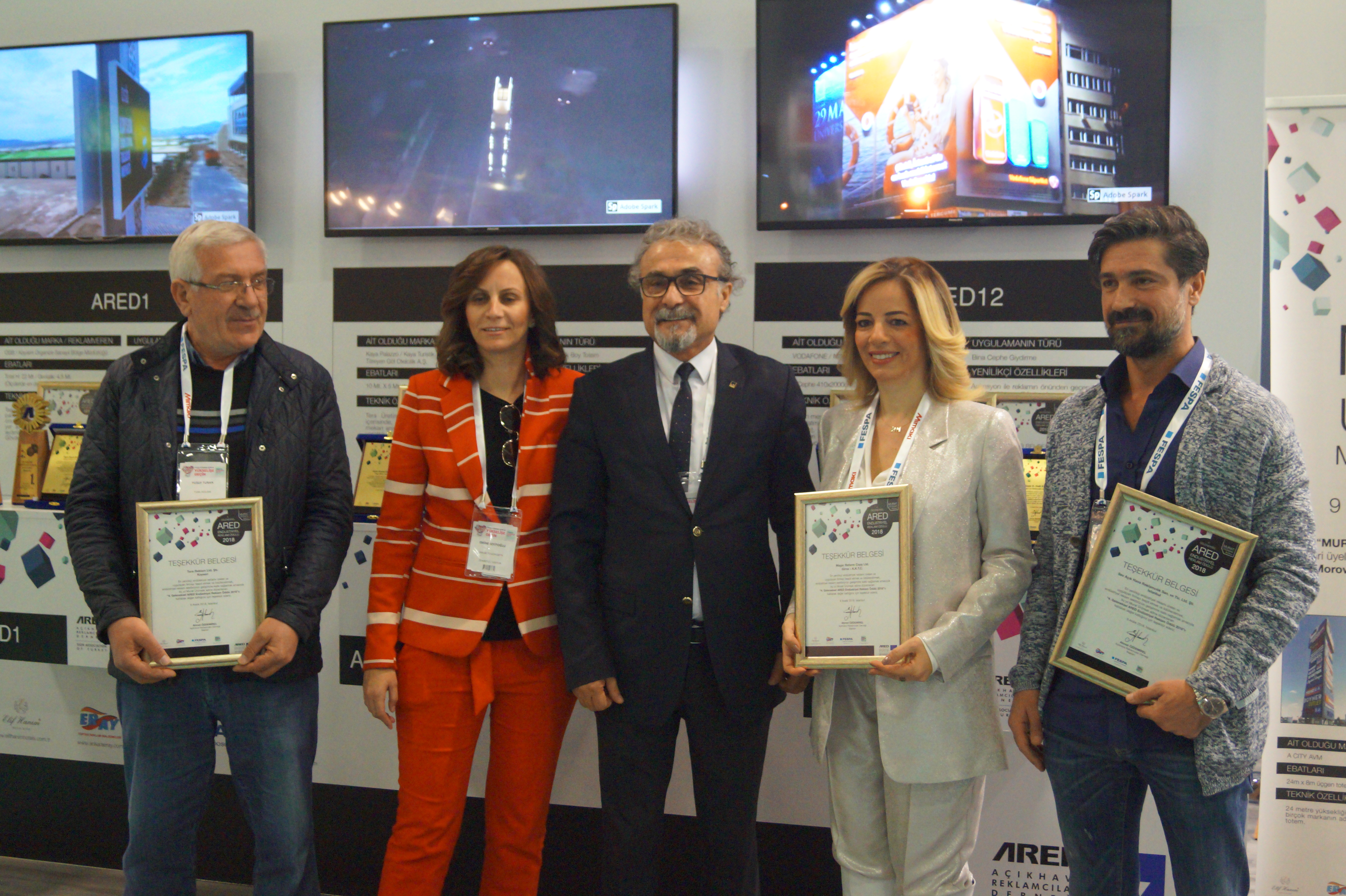 Murat Ürünsak Anısına Düzenlenen 4. Geleneksel ARED Endüstriyel Reklam Ödülü’nün Kazananları Belli Oldu.